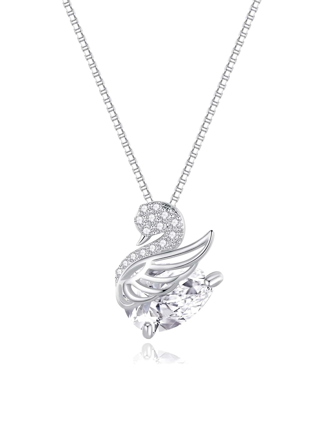 Swarovski Swan Necklace