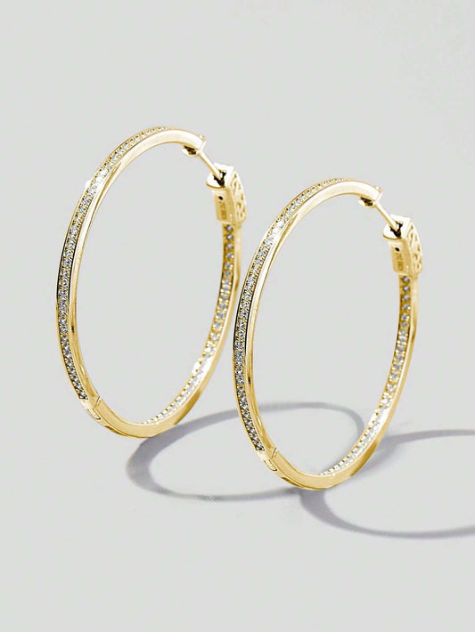 Gold Vermeil Hoop Earrings