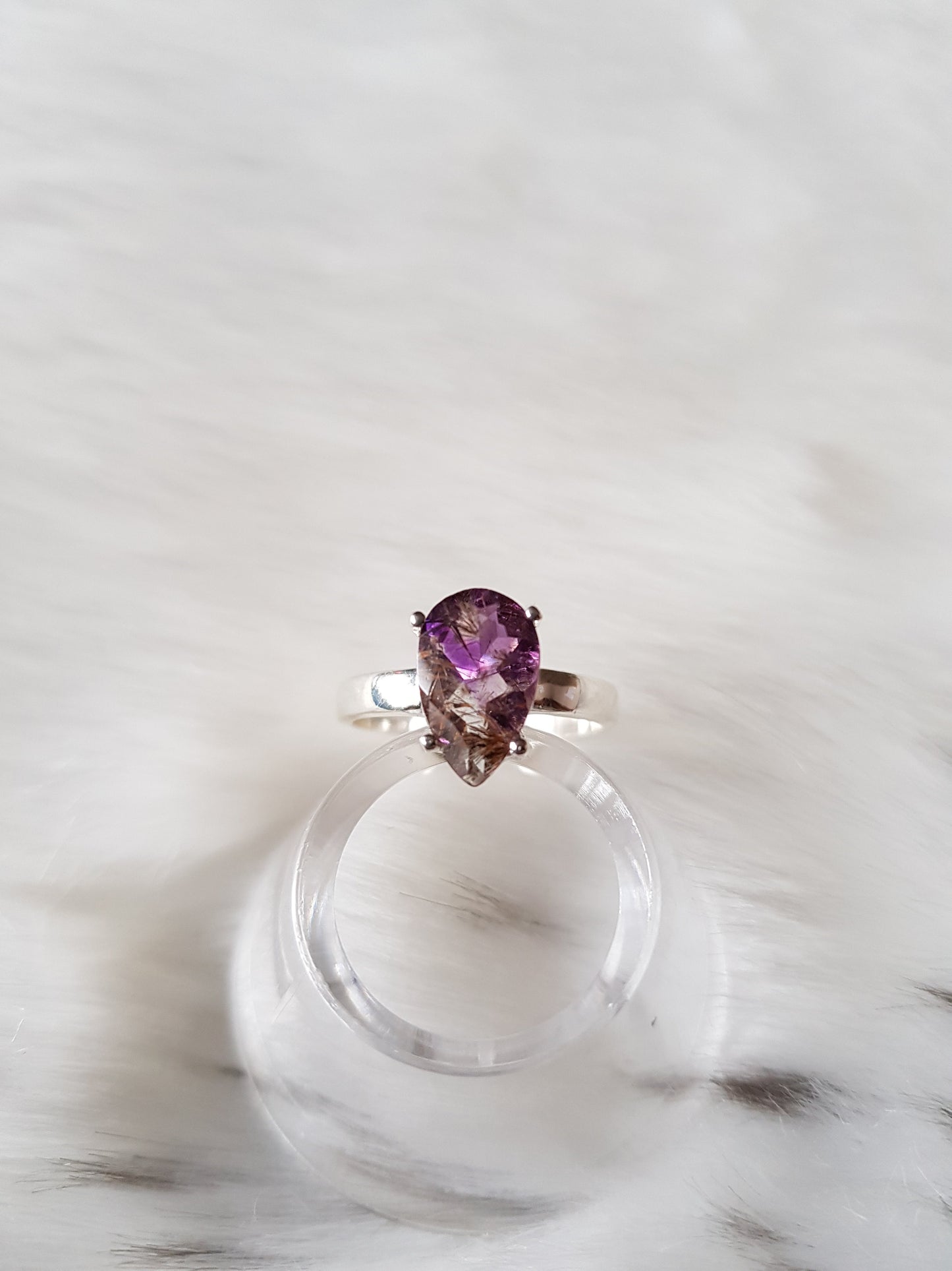 Cacoxenite Eclipse Ring