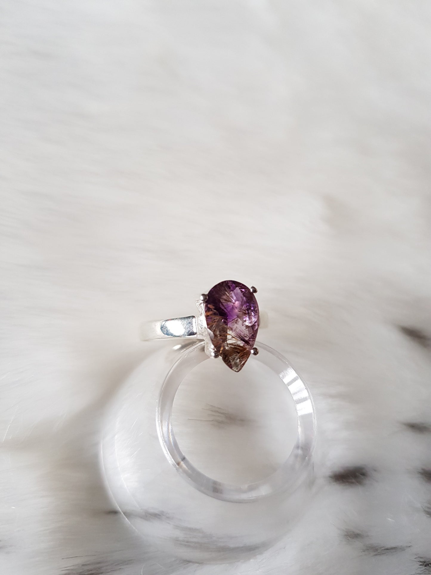 Cacoxenite Eclipse Ring