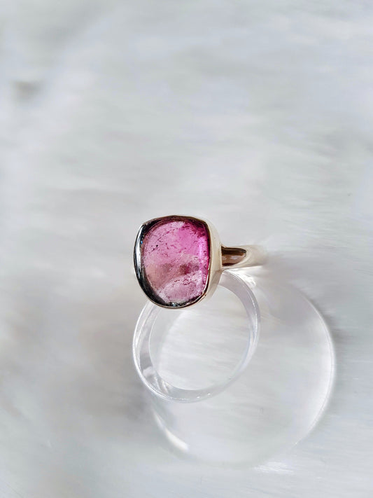 Tourmaline Neptune Ring