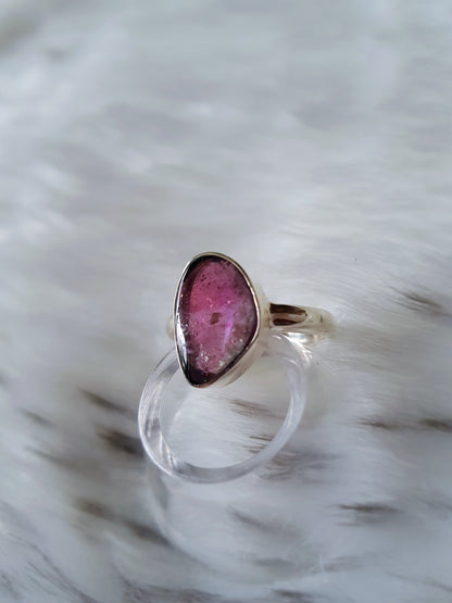 Tourmaline Saturn Ring