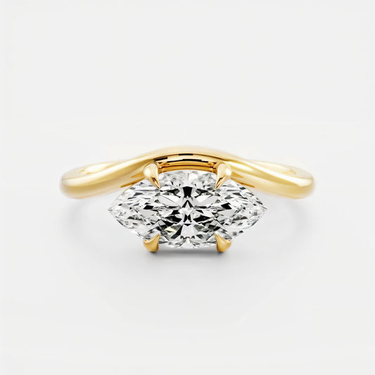 Gold Status Marquise Ring